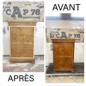 decapage armoire en bois